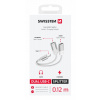 Swissten Textile Dual USB-C Charging Adapter - 73502305 - 0.12m - White