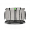 EXIT TOYS Exit Allure Classic prízemnná trampolína s ochrannou sieťou 305 cm, čierna farba