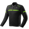 TEXTILNÁ BUNDA REBELHORN ECHO BLACK/FLUO YELLOW 8XL