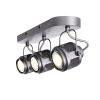 ACA DECOR Prisadené bodové svietidlo KRYPTON max. 3x 35W/GU10/230V/IP20, šedé