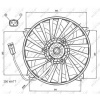 Ventilátor chladenia motora NRF Amsterdam B.V. 47073