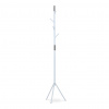 Autronic Věšák stojanový, výška 179 cm, kovová konstrukce, bílý matný lak, nosnost 6 kg 80001-01 WT