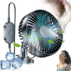 Ventilátor do auta mini malý VETRÁK pod ZAPAĽOVAČKU regulácia 360 12V