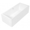POLYSAN MARLENE CURVE R MONOLITH Obdĺžniková vaňa 165x75x63cm, biela