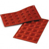 Silikónová forma polguľa 3 × 1,5 cm, 240 ml - Silikomart