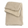 Meyco Deka do postieľky Waffle Teddy fleece 100x150cm Varianta: Sand