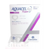 AQUACEL Ag Foam adhezívne penové krytie sacral, so striebrom, so silikónovým okrajom, 16,9x20 cm, 1x5 ks
