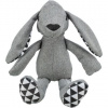 Zajac Bunny 39 cm, látková hračka bez zvuku, sivá