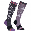 Podkolienky Ortovox Ski Tour Long Socks Women's Veľkosť ponožiek: 35-38 / Farba: fialová/čierna