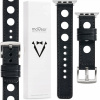 Kožený remienok Apple Watch Ultra 10 9 8 7 6 5 SE čierny MOVEAR