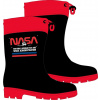 Chlapčenské gumáky Nasa čierno červená
