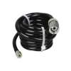 Fengda Čierna hadica Fengda® BD-25 Spojovacia hadica 1,5 m M5 - G1/8