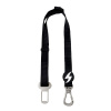 Dashi Solid Black Seat Belt - vodítko do auta, bezpečnostné pásy pre psa
