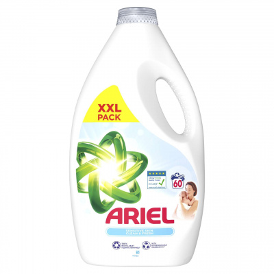 Ariel Sensitive Skin Clean & Fresh tekutý prací prostriedok 3 l - 60 umývaní Ariel