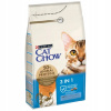 Suché krmivo pre mačky Cat Chow Adult 3v1 Morčacie 1,5 kg
