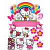 CUKROVÁ TLAČ Opłatek na Tort Cukrová hmota HELLO KITTY Mačiatko Sada 85