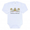 Detské body s potlačou New Baby Ľudový vzor Dievčica z Moravy - vel. 80 (9-12m)