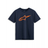 Tričko AGELESS 2.0 CSF, ALPINESTARS (modrá/oranžová) L
