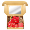 ARÔME Vianočný darčekový set - hrnček, čaj a sviečka Ozdoby