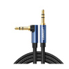 Ugreen Audio kábel 2 x mini jack 3,5 mm 0,5 m modrý (AV112)