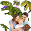 Dinozaur zdalnie sterowany Peppyfun interaktívny zelený s LED zvukom