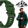 Pásik Polax pre Garmin 22 mm zelený