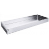 Hliníkový plech 580x100x50 mm | CONTACTO, 4730/105 inox