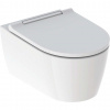 Geberit ONE Závesné WC s doskou SoftClose, TurboFlush, KeraTect, biela/chróm 500.202.01.1