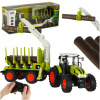 Ikonka RC poľnohospodársky traktor so závesom 2.4G 3.7V 500mAh