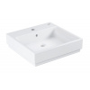 GROHE 3947800H CUBE CERAMIC 50 Umývadlo na dosku s prepadom a PureGuard, alpská biela GRO 3947800H