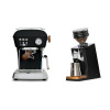 Ascaso Dream PID, Dark Black + Eureka Mignon Zero 65 Speedy, CR black