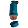 Pipedream PDX Plus Fuck Flask Private Pleaser Discreet Stroker Blue Bottle Brown