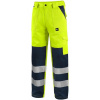 Canis CXS NORWICH Výstražné nohavice pánske 68, Reflexná žltá-Modrá