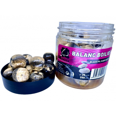 LK Baits Balanc Boilies Black Protein/Carp Secret 250ml 20mm