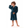Vestis Dětský župan s kapucí Siena petrolejový - 140