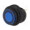ROCKER SPST pol 2 OFF-ON 10A/250VAC modrá IP65 tlejivka 230V