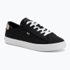 Dámske tenisky Tommy Hilfiger Vulc Canvas Lace Up black