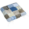Bellatex Adela prešívaný Patchwork modrá, 40 x 40 cm