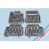 Koberce Gumenné Rezaw Plast Mercedes W211 E-Class 2002 - 2009