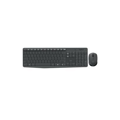 Logitech MK235 Wireless Keyboard and Mouse Combo 920-007933 MK235, CZ, černá