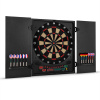 KLARFIT Dartchamp, čierny, elektronický terč so šípkami a dvierkami (DRB-Dartchamp)