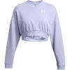 Under Armour Rival Terry Crew Cropped Sweatshirt Purple 14 (L)