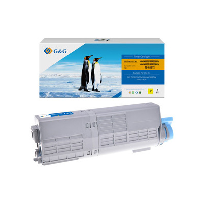 G&G kompatibil. toner s 46490605, yellow, 6000str., NT-COC532XXY, pre OKI C532DN, C542DN, MC563DN,