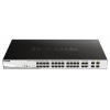 D-Link DGS-1210-24P 28-portový inteligentný PoE switch, 24x GbE PoE+, 4x RJ45/SFP, PoE 193W DGS-1210-24P/E