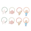 MIMI & LULA Gumičky do vlasov Mermaid mini – sada 8 ks