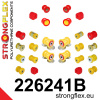 226241B: Full suspension polyurethane bush kit 22,5mm 18,5mm Red