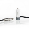 Nabíjačka do auta REMAX RCC-102 2v1 vrátane dátového kábla microUSB a Lightning strieborná