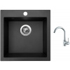 Set Sinks VIVA 455 Metalblack + batéria Sinks MIX 35 chróm