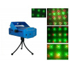 StarProjector YX-13 Mini Laser 150mW RG – profi, vzor srdce, hviezda, motýľ, úsmev, so statívom