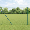zahrada-XL Hexagonálna ohrada vidaXL Zelená 1,5x10 m Oceľ, Záhradné stĺpy vidaXL 7 ks Zelené Ø32 mm 200 cm Pozinkovaná oceľ 3352649